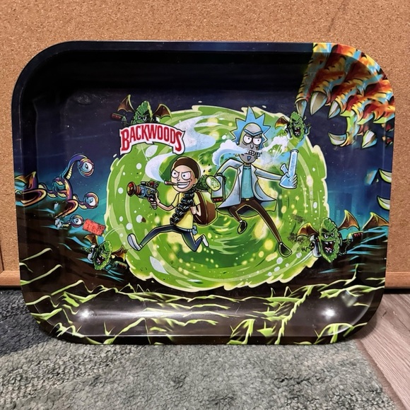 Rick & Morty Backwoods Tray – Worn, Cool Display - Picture 8 of 8